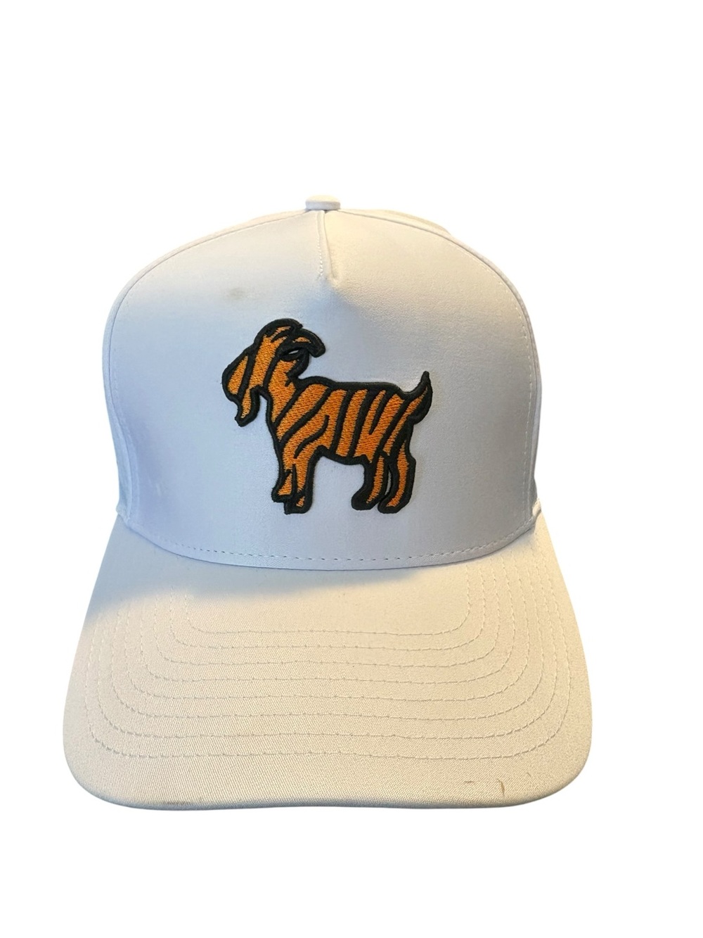 Waggle GOAT SnapBack Hat White READ